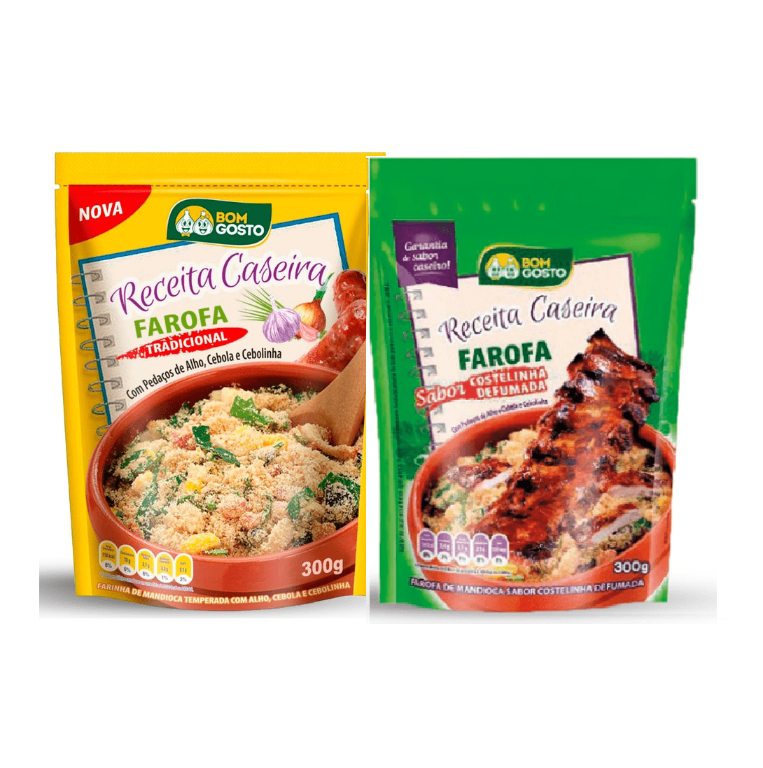 Bom Gosto Farofa Caseira (Unidade | 300g)